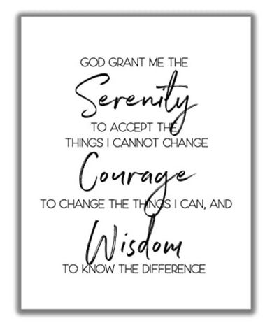 The Serenity Prayer and Your Metabolic Health - OFM